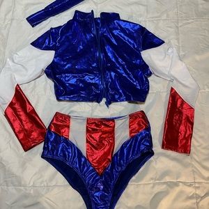 Captain America Women Halloween Costum (medium)